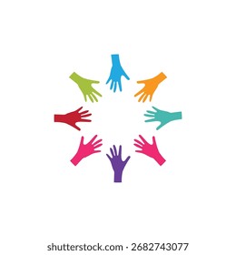 Hand Care Logo Template vector icon flat design