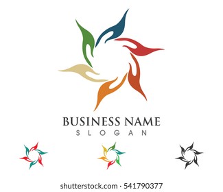 Hand Care Logo Template vector icon Business