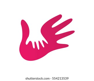 Hand Care Logo Template vector icon Business