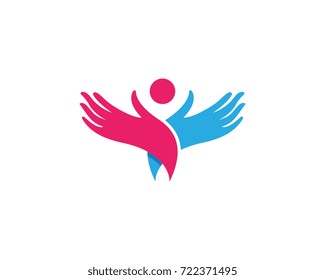 Hand Care Logo Template vector icon Business