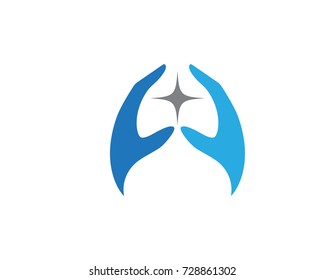 Hand Care Logo Template vector icon Business