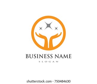 Hand Care Logo Template vector icon Business