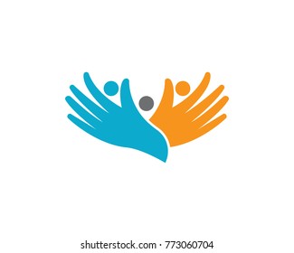 Hand Care Logo Template vector icon Business

