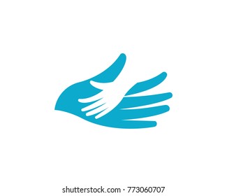 Hand Care Logo Template vector icon Business
