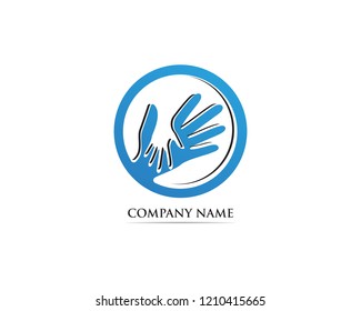 Hand care logo vector - Shutterstock ID 1210415665