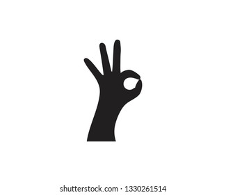 Hand care logo vector template