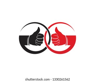 Hand care logo vector template