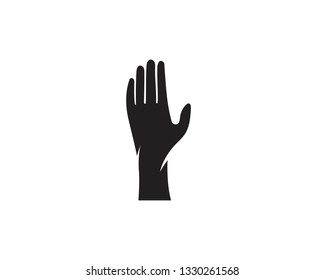 Hand care logo vector template