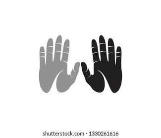 Hand care logo vector template
