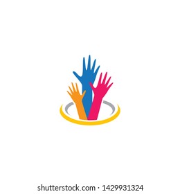 Hand care vector icon illustration