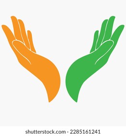 Símbolo de icono del vector Hand Care