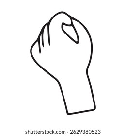 Hand cartoon flat design element design