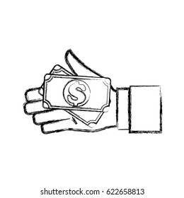 Hand with cash