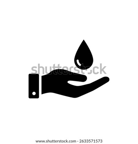 Hand Catching Tear Symbolizing Acknowledgment and Emotional Support