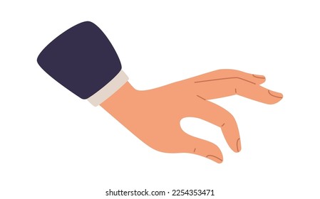 Hand of chess players flat icon. Vector illustration