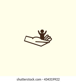 hand, a child icon