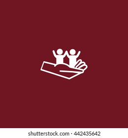 hand, a child icon
