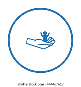 hand, a child icon
