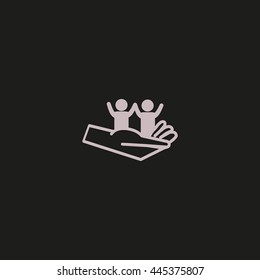 hand, a child icon