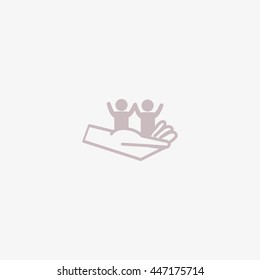 hand, a child icon