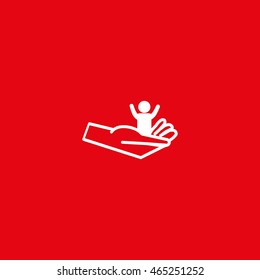 hand, a child icon