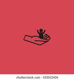 hand, a child icon
