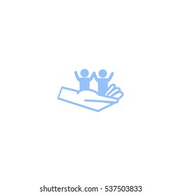 hand, a child icon
