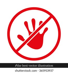 hand ,circle ,forbidden