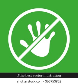 hand ,circle ,forbidden