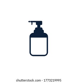Hand Cleaner Linie Symbol. Flaches Vektorsymbol-Design. Kann für Web und Mobile verwendet werden.