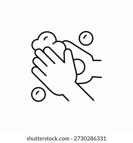 hand cleaning icon sign vector