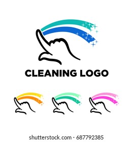 hand cleaning logo
