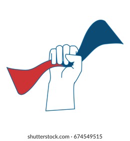 Hand clenched symbol