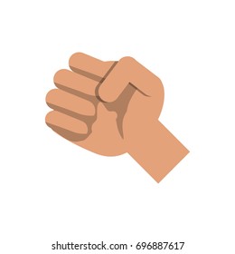 Hand clenched symbol