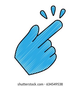 Hand click cursor symbol