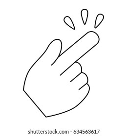 Hand click cursor symbol