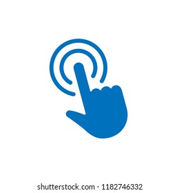 Hand Click Finger Clicking Mouse Pointer Stock Vector (Royalty Free ...