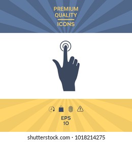 Hand click icon