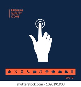 Hand click icon