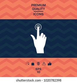 Hand click icon