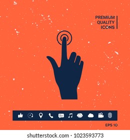 Hand click icon