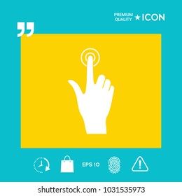 Hand click icon