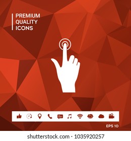 Hand click icon
