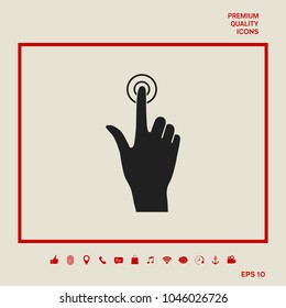 Hand click icon