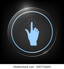 Hand click, icon