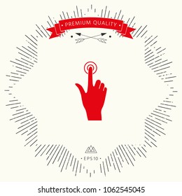 Hand click icon