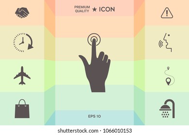Hand click icon