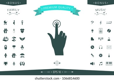 Hand click icon