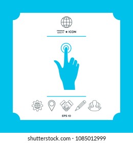 Hand click icon