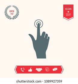 Hand click icon